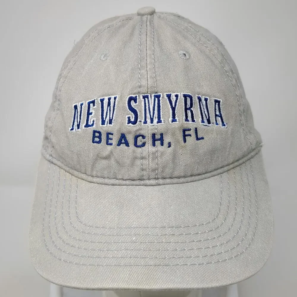 ESY Baseball Cap Gray One Size New Smyrna Beach FL Florida Cotton Slideback Hat